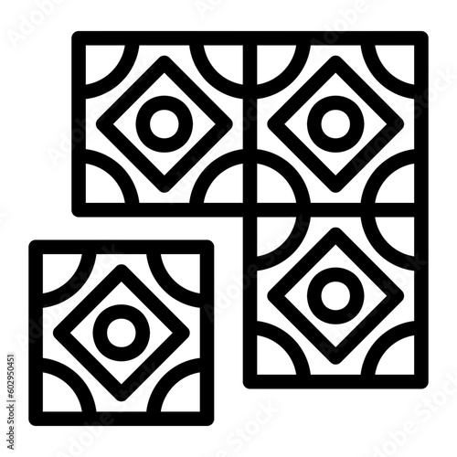 ceramics line icon