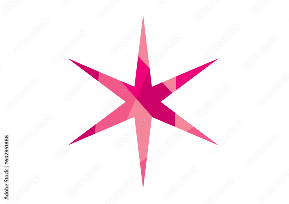 キラキラした光の輝きのイラスト