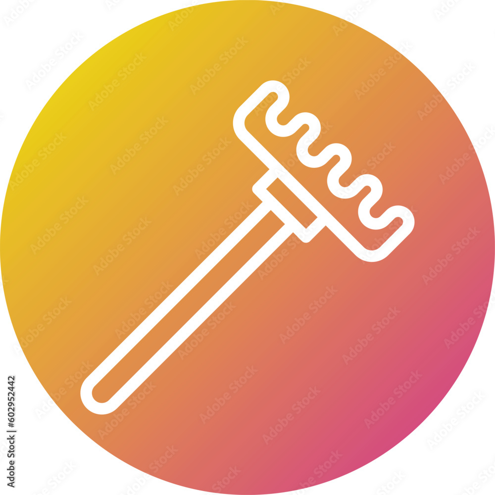 Rake Vector Icon Design Illustration
