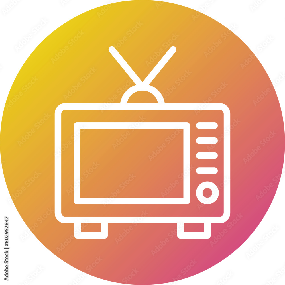 Television Vector Icon Design Illustration Television Vector Icon Design Illustration