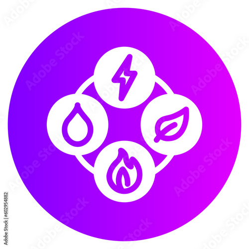 natural resources gradient icon