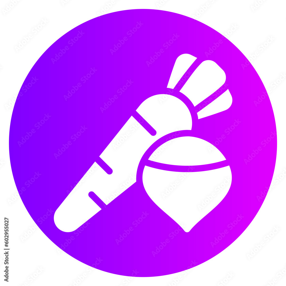 vegetable gradient icon vegetable gradient icon