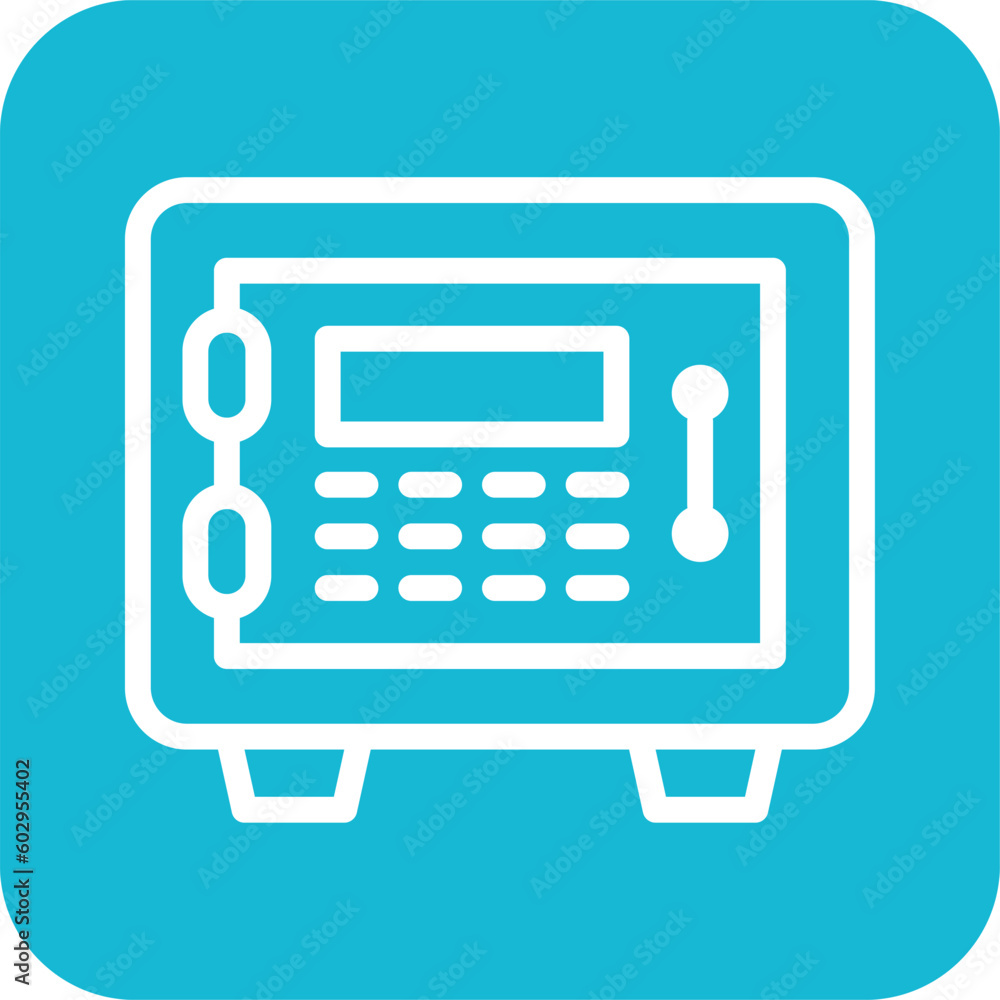 Safe box Vector Icon Design Illustration Safe box Vector Icon Design Illustration