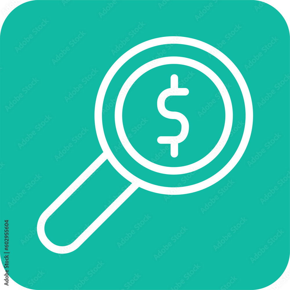 Magnifier Vector Icon Design Illustration Magnifier Vector Icon Design Illustration