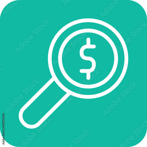 Magnifier Vector Icon Design Illustration