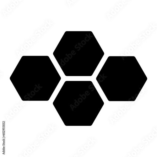 honeycomb glyph icon