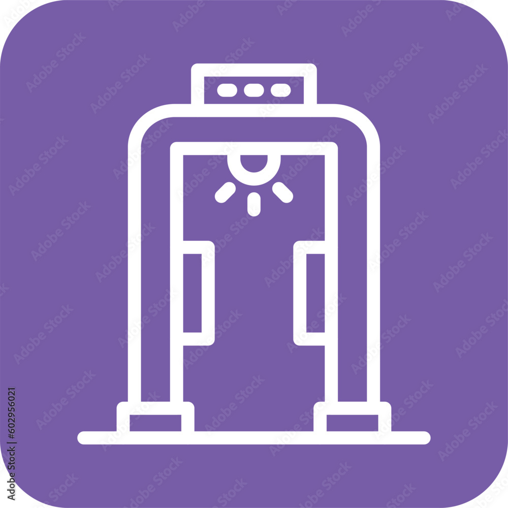 Metal detector Vector Icon Design Illustration Metal detector Vector Icon Design Illustration