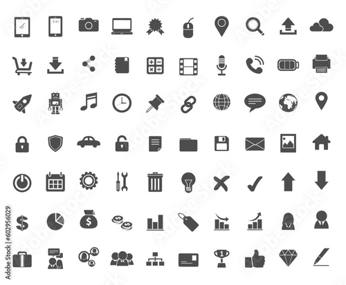 business concept icons Royalty Free Vector