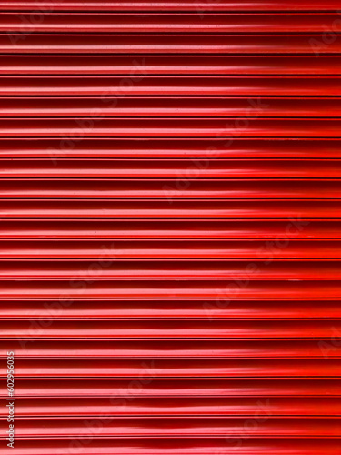decorative red shutters