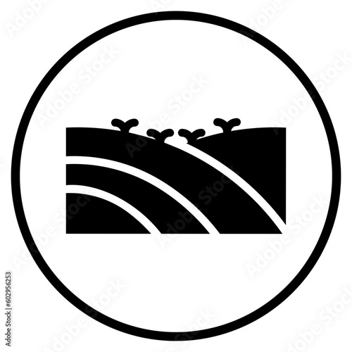 crop glyph icon