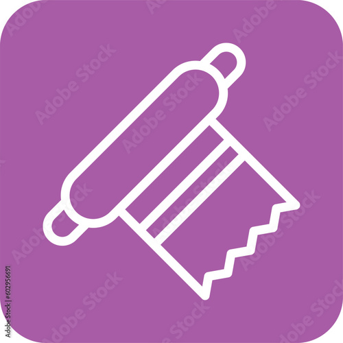 Plastic wrap Vector Icon Design Illustration