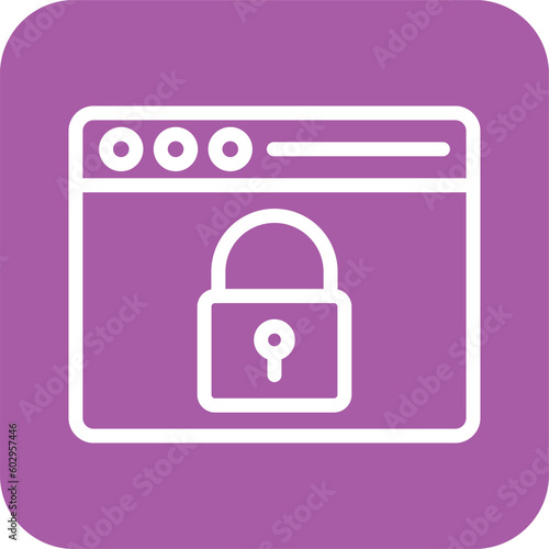 Data security Vector Icon Design Illustration