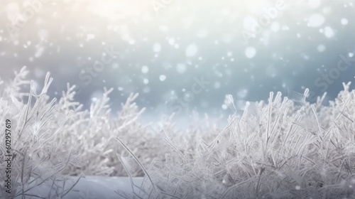Beautiful winter background of snowflakes, winter nature, cold, Christmas