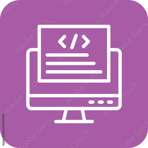 Front end Vector Icon Design Illustration