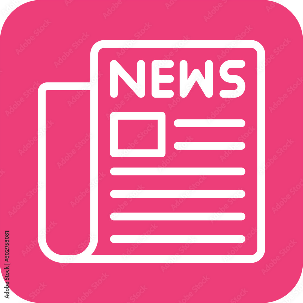Newspaper Vector Icon Design Illustration Newspaper Vector Icon Design Illustration