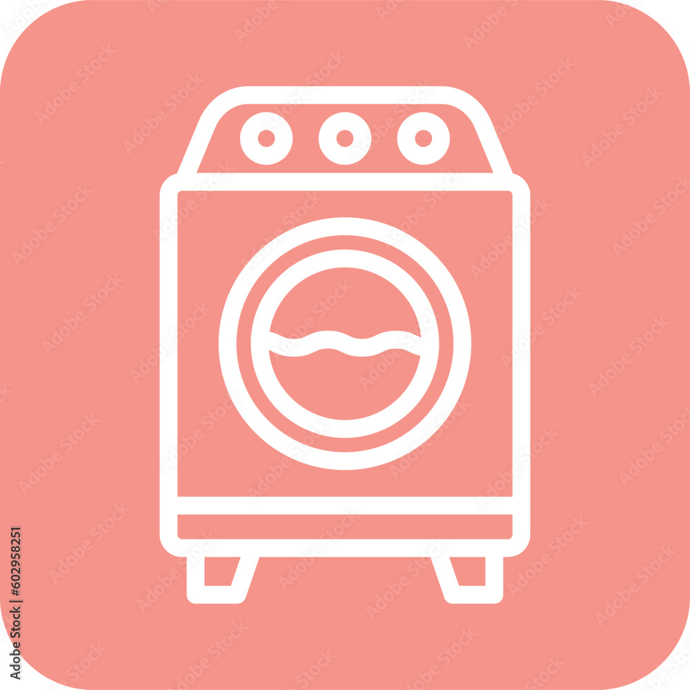 Washing machine Vector Icon Design Illustration Washing machine Vector Icon Design Illustration