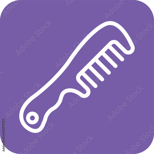 Hair comb Vector Icon Design Illustration © Graphixs Art