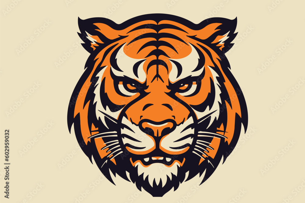 tiger mascot gaming logo tiger mascot gaming logo