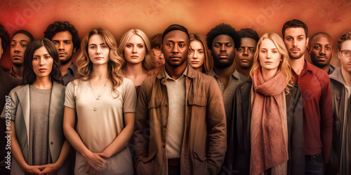 People were differentiated by their looks - generative ai.