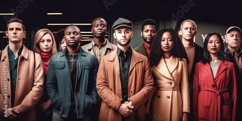 Similar looking people and different looking people were analyzed by a computer program - generative ai.