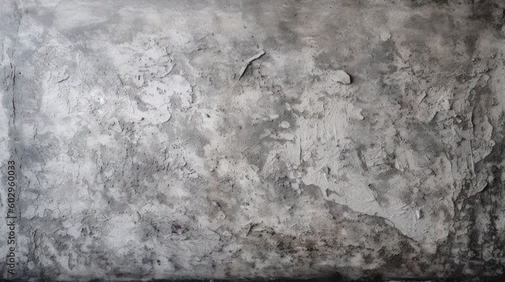 Fototapeta premium Photo concrete texture on dark wallpaper. Generative AI