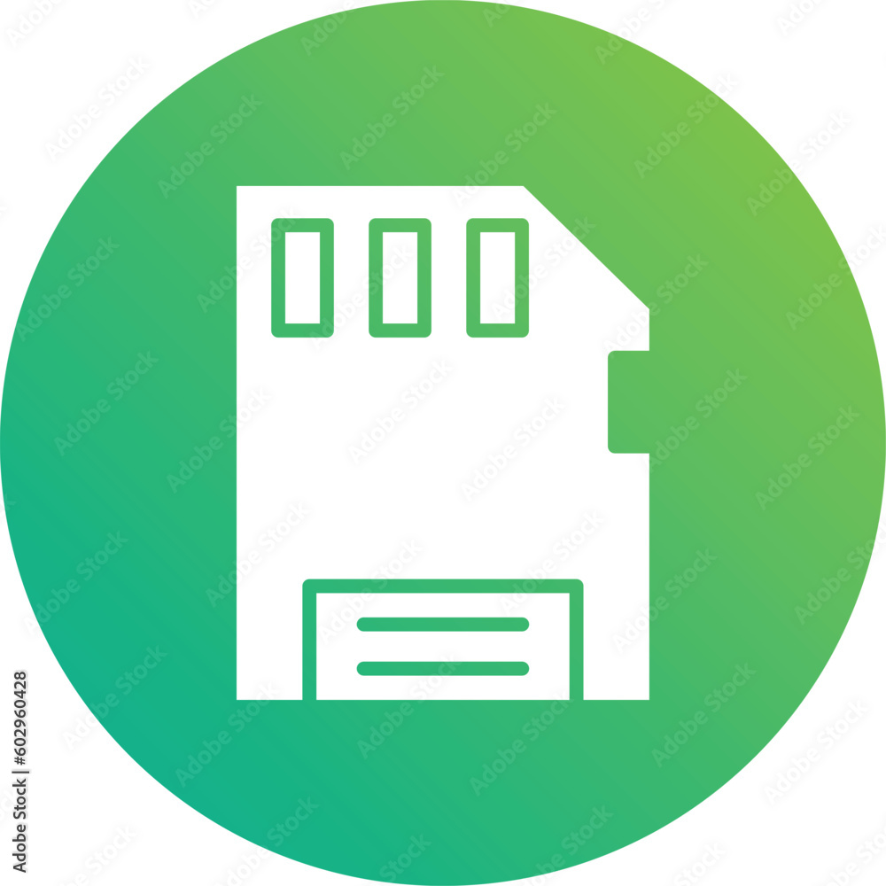 Micro Sd Vector Icon Design Illustration Micro Sd Vector Icon Design Illustration