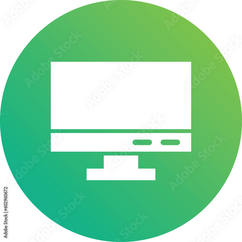 Monitor Vector Icon Design Illustration