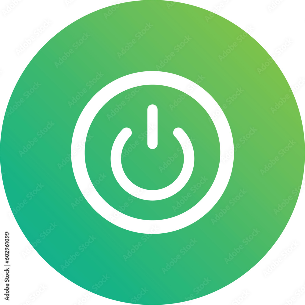 Power Button Vector Icon Design Illustration Power Button Vector Icon Design Illustration
