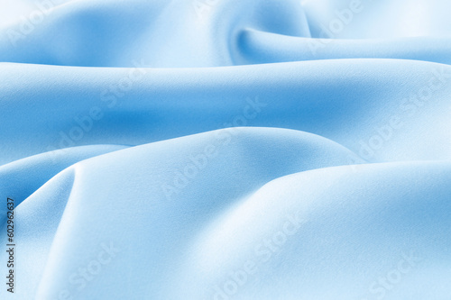 Φωτογραφία Spring-summer light-blue acetate satin