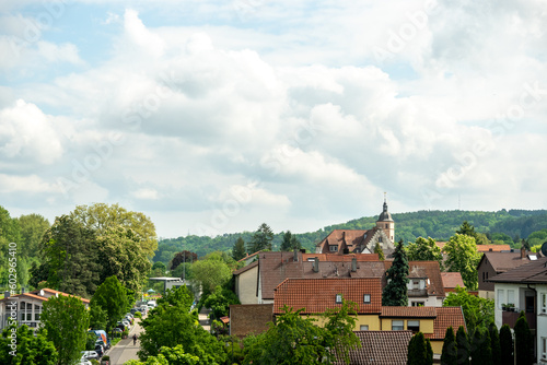 View over Niefern Oeschelbronn near Pforzheim