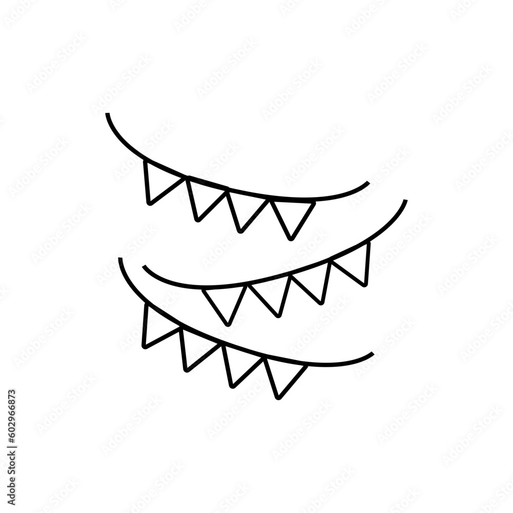 Ribbon Outline Icon Ribbon Outline Icon
