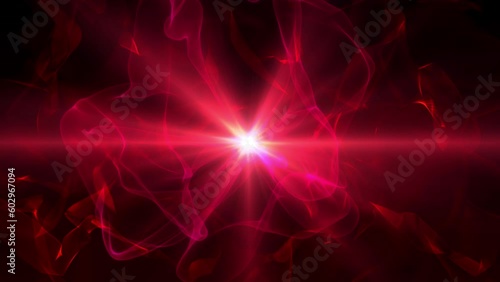 Abstract Design Background_Fractal_FlowerB_loop_red