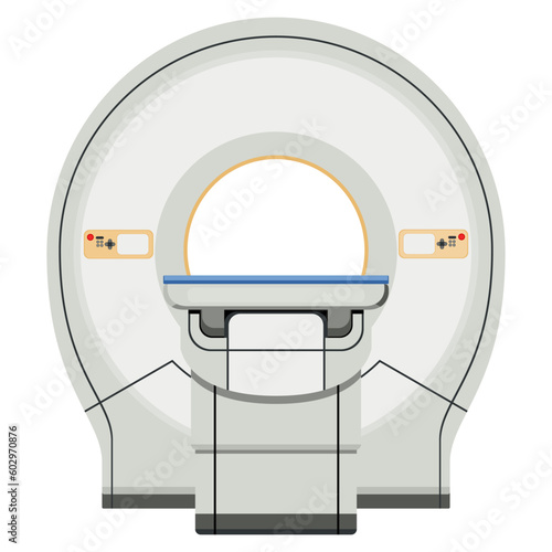 MRI machine, high-intensity magnetic resonance imaging to produce realistic images internal organs different parts body, especially the brain, heart, bones, muscles and the cancerous part by computer