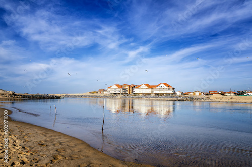 Vieux-Boucau, France, is a seaside resort appreciated for its unique landscape of wild dunes, large beaches and its marine lake. photo