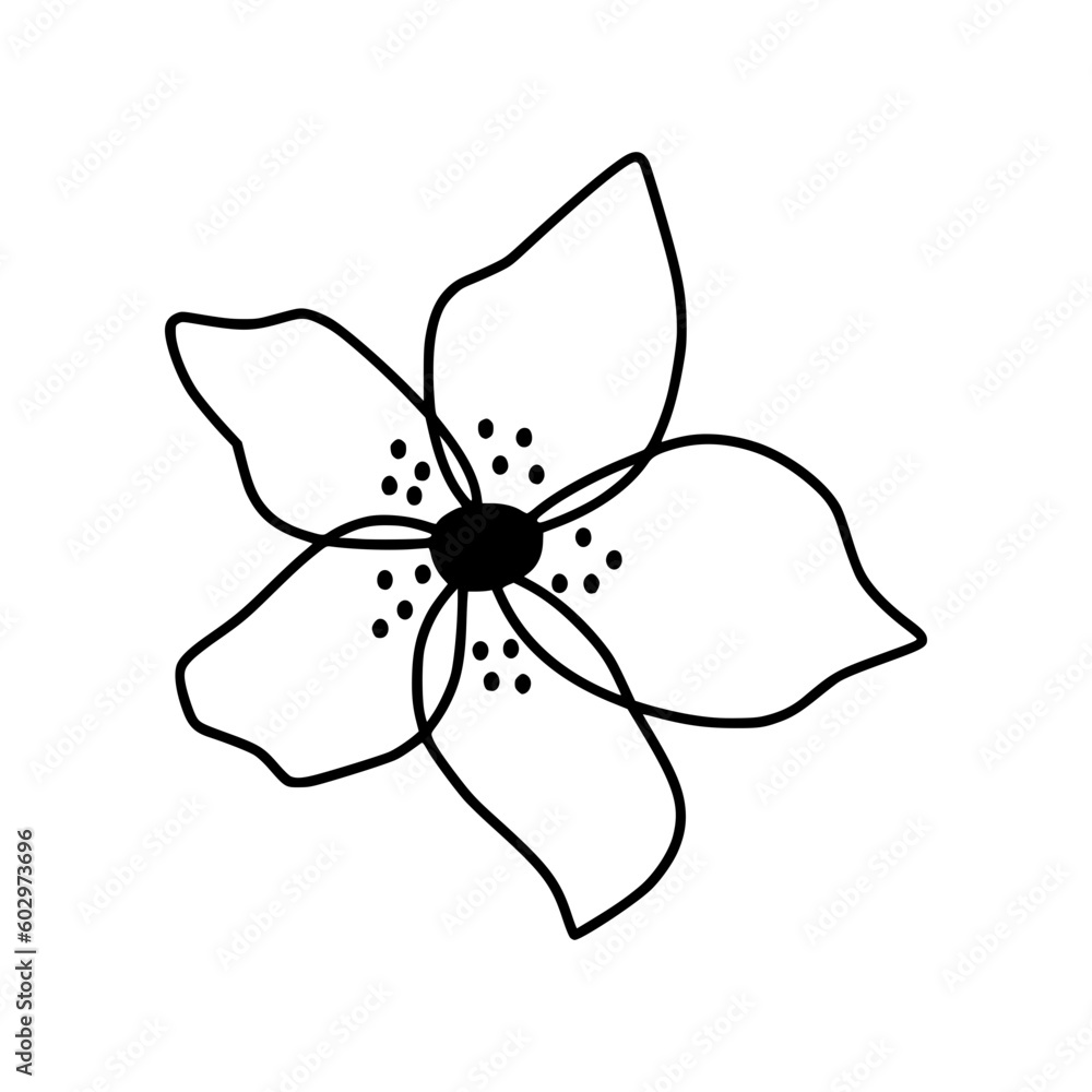 Flower Lineart Flower Lineart