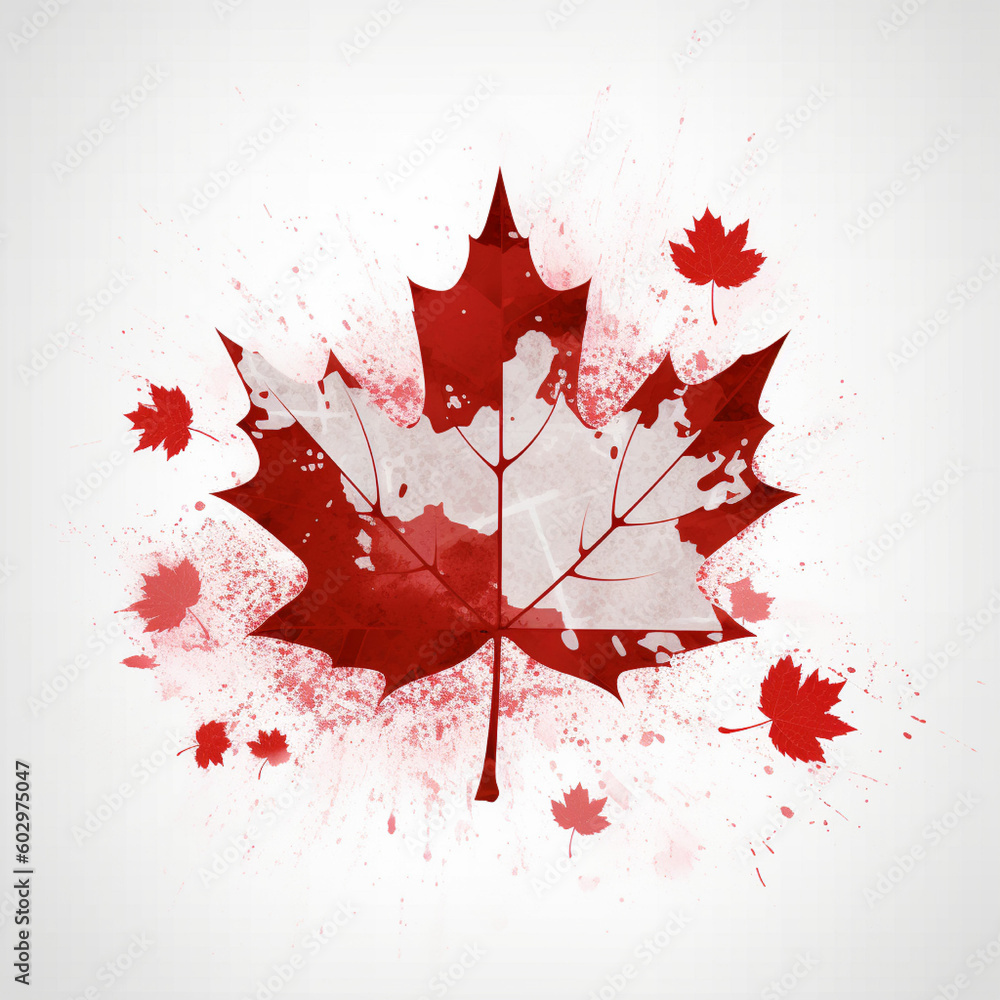 canada day in flat design concept canada day in flat design concept
