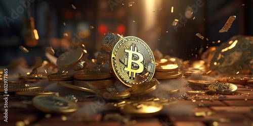 Golden Bitcoin and cryptocu...