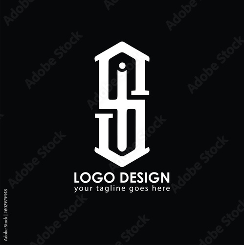 SI IS Logo Design, Creative Minimal Letter IS SI Monogram