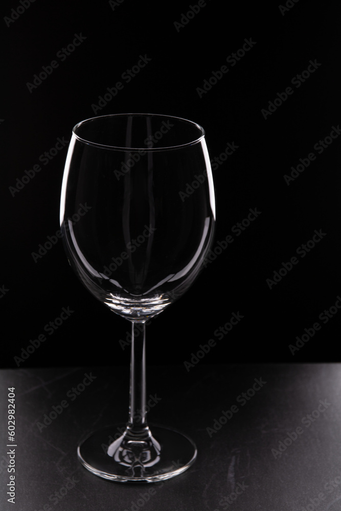 photo glass for alcohol on a black background photo glass for alcohol on a black background