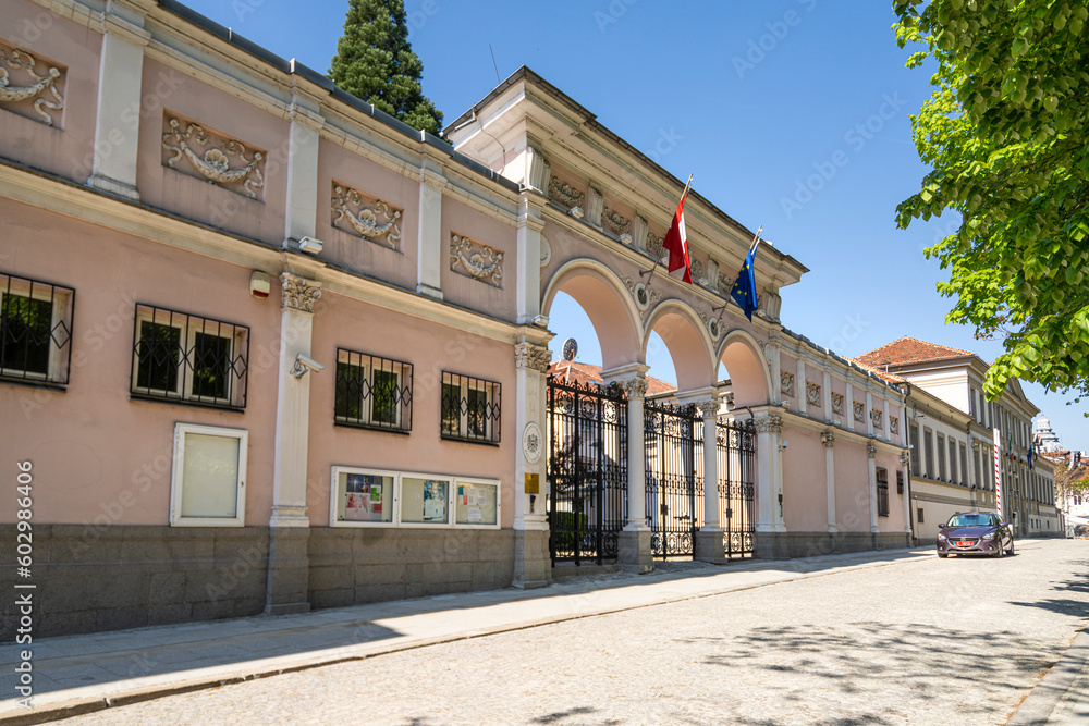 The Austrian embassy building in Sofia, Bulgaria