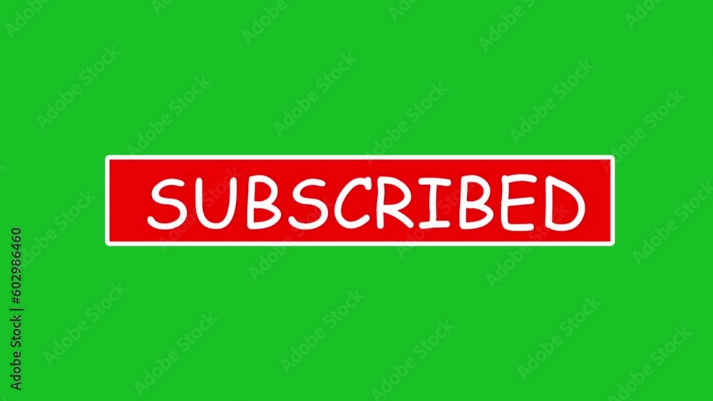 Subscribe Text Icon Animated on green screen background motion graphic effects. Subscribe Text Icon Animated on green screen background motion graphic effects.