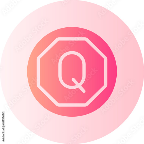 quetzal gradient icon