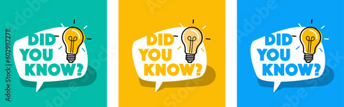 Did you know?