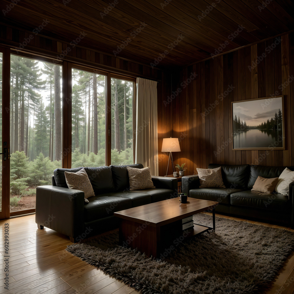 living room with a window living room with a window