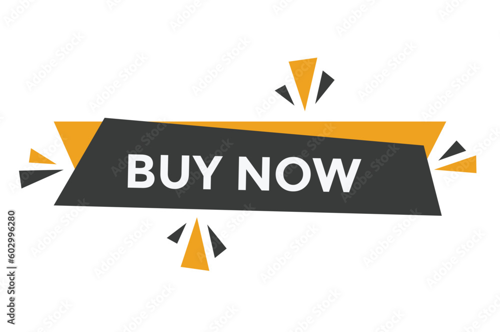 Buy now button web banner templates. Vector Illustration 

