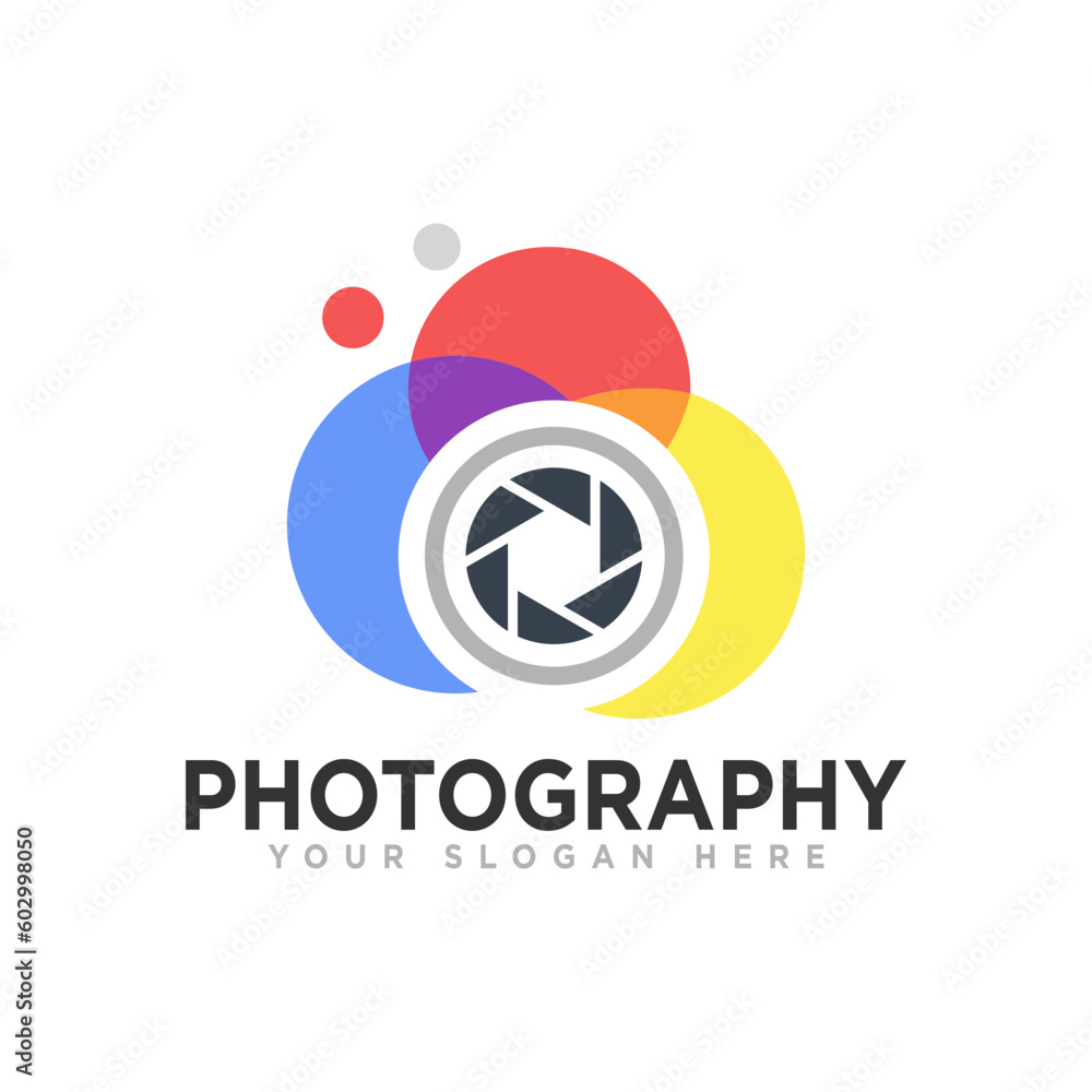 Camera Photography Logo Design Illustration