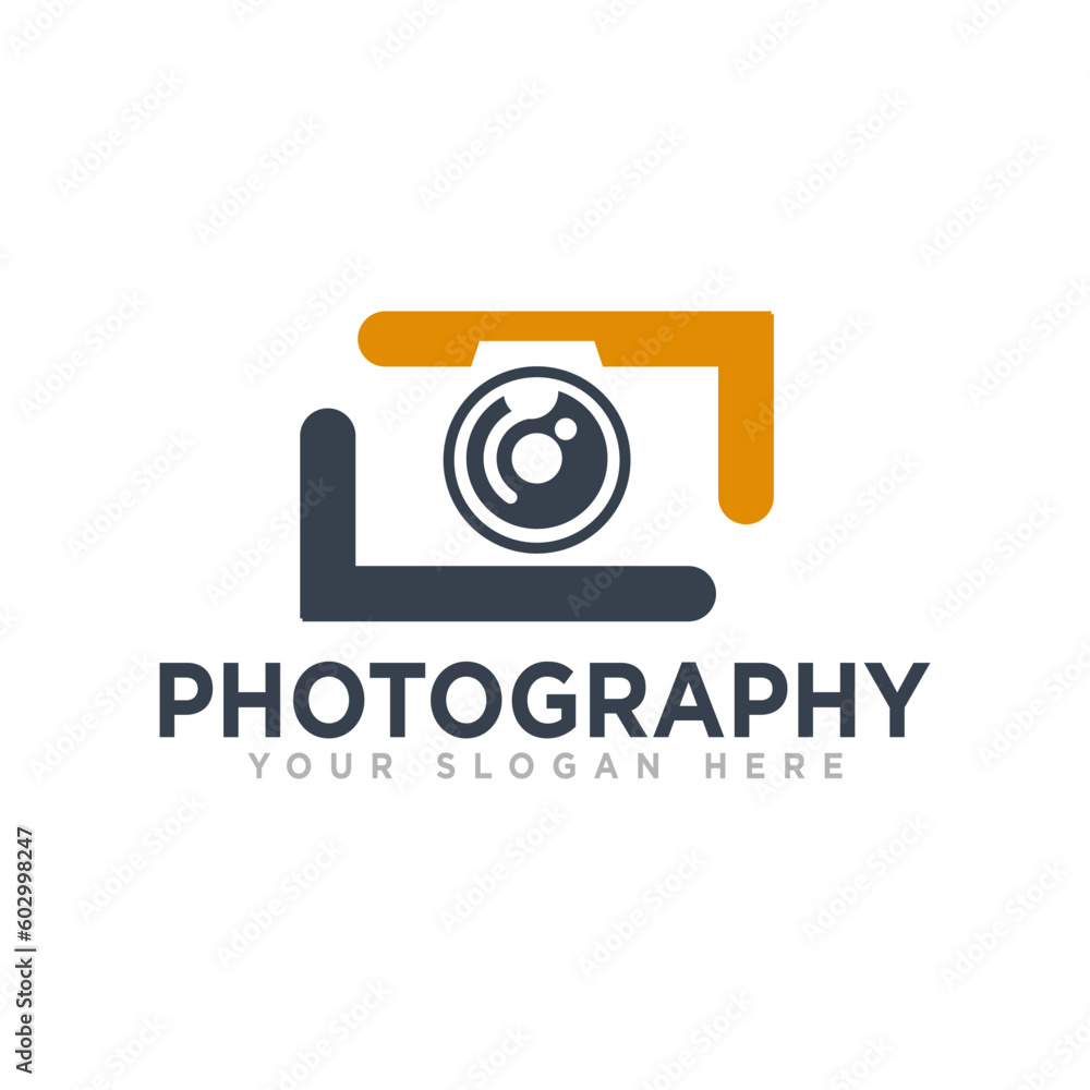 Obraz premium Camera Photography Logo Design Illustration