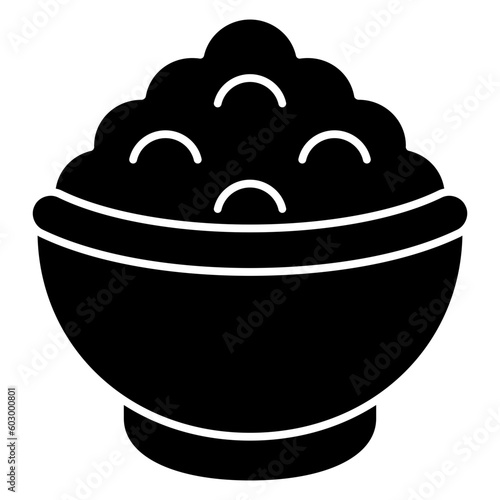 illustration of a rice bowl