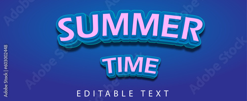 summer text effect ,editable text.
