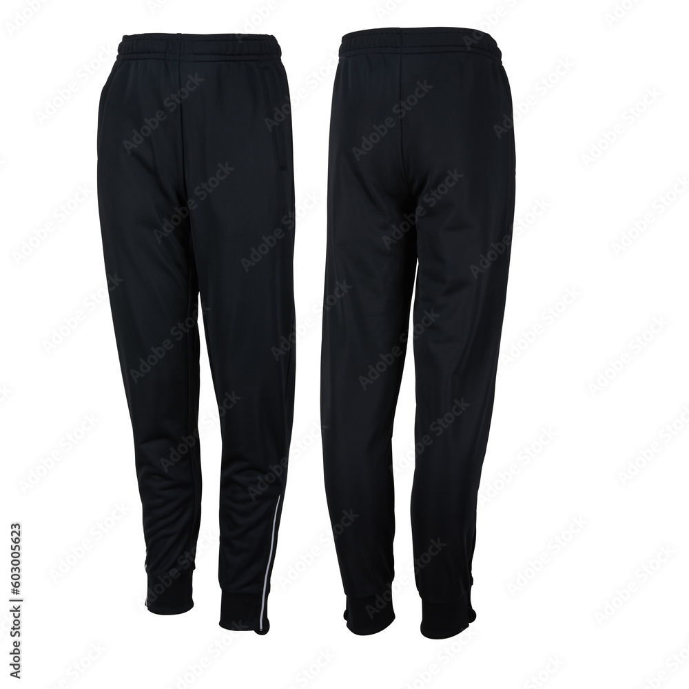 Long pants, fashion, exercise, front, back isolated background Long pants, fashion, exercise, front, back isolated background